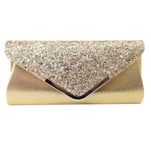 Rose Gold clutch bag. Chain included. Brand bee! - Picture 2 of 7